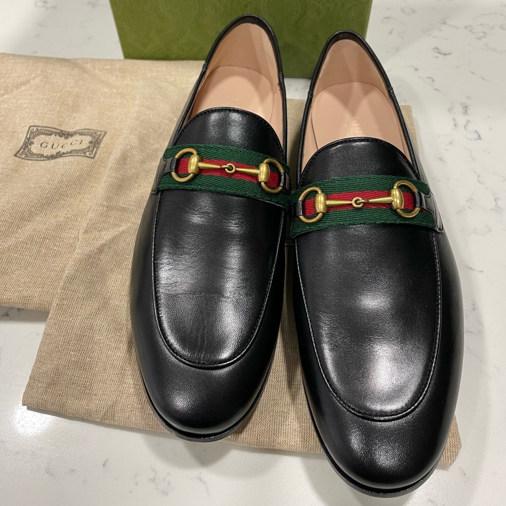 Gucci Brixton Horsebit & Web Convertible Loafer